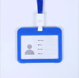 Unisex Colorful Employee Id Case with Lanyard Double Side Id Credit Card Holder Access Bus Card Case Badge Holder Card Sleeve