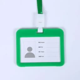 Unisex Colorful Employee Id Case with Lanyard Double Side Id Credit Card Holder Access Bus Card Case Badge Holder Card Sleeve
