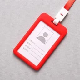 Unisex Colorful Employee Id Case with Lanyard Double Side Id Credit Card Holder Access Bus Card Case Badge Holder Card Sleeve