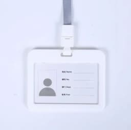 Unisex Colorful Employee Id Case with Lanyard Double Side Id Credit Card Holder Access Bus Card Case Badge Holder Card Sleeve