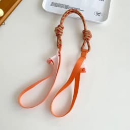 Knitted Small Bag Extension Belt Wrist Bag Colorful Pull Button Case Shoulder Strap Korean Fashion Bag