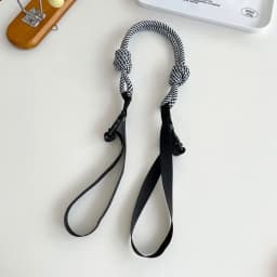 Knitted Small Bag Extension Belt Wrist Bag Colorful Pull Button Case Shoulder Strap Korean Fashion Bag