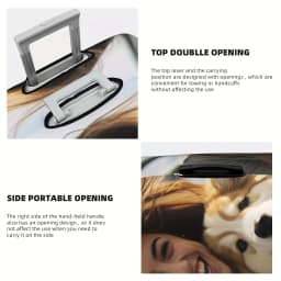 Custom Luggage Covers - Personalize with Your Name, Photos, and Logos | Durable Polyester | Washable Travel Accessories—the Perf