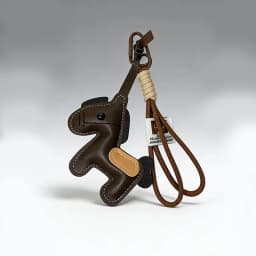 Pony Keychain Leather Backpack Charm Ins Personalized Car Keychain Bag Pendant Miu Purse Femme Handbag Strap Decoration Gift