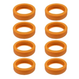 8pcs Silicone Luggage Wheel Covers Suitcase Caster Protectors Reduce Noise Trolley Box Casters Cover Travel Luggage Accessories