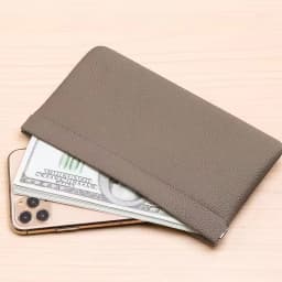 Self-Closing Artificial Leather Long Wallet Passport Driver's License ID Holder Headphone Data Cable Storage Cash Pouch