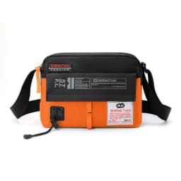 New Nylon Casual Crossbody Bag Color Contrast Waterproof Single Shoulder Bags Horizontal Large Capacity Sports Messenger Bags