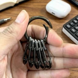 Metal O Ring Spring Clasps with 5pcs Hook Buckles for DIY Openable Round Carabiner Keychain Clips Hook Buckles accessories