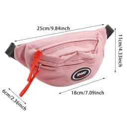 New Fashion Cute Children's Chest Bag One Shoulder Crossbody Fanny Pack Canvas Diagonal Bag Girl Boy Zipper Bag Coin Purse