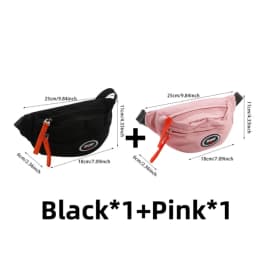 New Fashion Cute Children's Chest Bag One Shoulder Crossbody Fanny Pack Canvas Diagonal Bag Girl Boy Zipper Bag Coin Purse