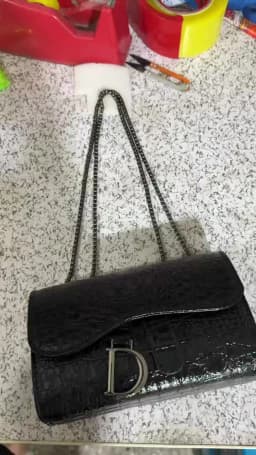 Luxury Sequined Crossbody Handbag for Women Brand Chains Shoulder Messenger Bag Casual Purse Fashionable Female Handbags