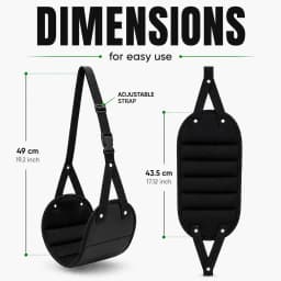 Travel Portable Rest Hanging Footstool Multifunctional Portable Hammock Footrest for Home Office Outdoor Airpalne Train Travel