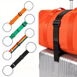 Adjustable Luggage Strap Travel Suitcase Add a Bag Belt Fixing Strap for Carry-on Bag