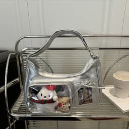 Y2k Harajuku Shoulder Bag Women Korean Transparent Ita Bag School Crossbody Bag Female Japanese Designer Preppy Handbag Purse