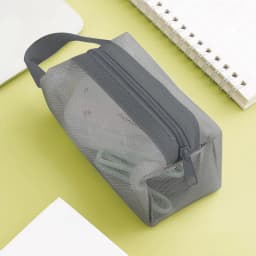 Mini Clear Nylon Mesh Cosmetic Bags Cute Women Small Lipstick Makeup Bags Pouch Data Line Key Earphone Organizer Case