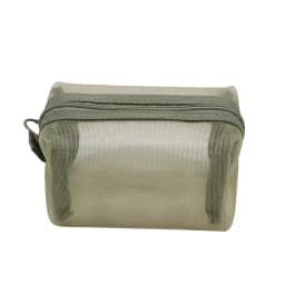 Mini Clear Nylon Mesh Cosmetic Bags Cute Women Small Lipstick Makeup Bags Pouch Data Line Key Earphone Organizer Case