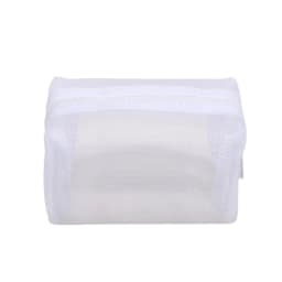 Mini Clear Nylon Mesh Cosmetic Bags Cute Women Small Lipstick Makeup Bags Pouch Data Line Key Earphone Organizer Case
