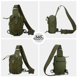 Water Bottle Bag, Cross-Body Water Bottle Bag, Multi-Functional Cup Protective Cover, Professional Camping Outdoor Chest Bag