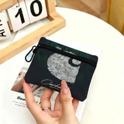 Brand C-Carhartt Waterproof Oxford Cloth Zipper Wallet Portable Hanging Small Coin Purse For Travel