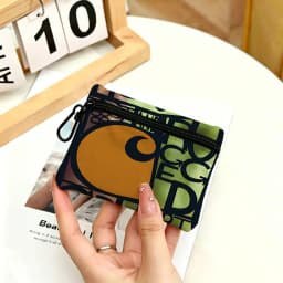 Brand C-Carhartt Waterproof Oxford Cloth Zipper Wallet Portable Hanging Small Coin Purse For Travel