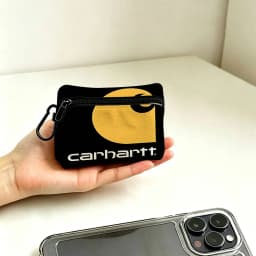 Brand C-Carhartt Waterproof Oxford Cloth Zipper Wallet Portable Hanging Small Coin Purse For Travel