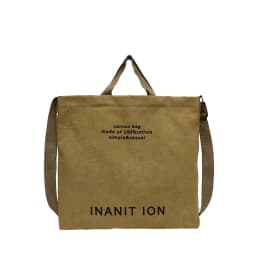 Japanese Minimalist Canvas Crossbody Satchel Thick Washable Handbag with Large Capacity Unisex Fashion Shoulder Bag for Students