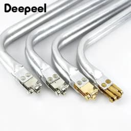 1-5Pcs Metal Kiss Clasp Purse Frame Cloud Bag Doctor Aluminium Tube Handle Buckle DIY Bags Clutch Handles Hardware Accessories