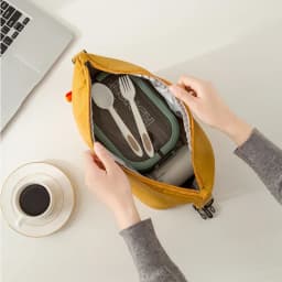 Picnic Handbag & Reusable Lunchbox, Insulated Bento Lunch Bag, Aluminium Foil Liner Lunch Pack Portable Ice Bag for Food Storage