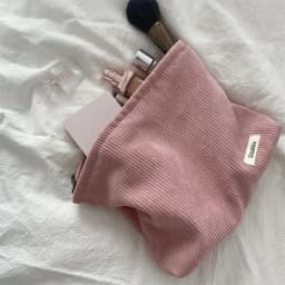 Soft Large Cosmetic Bags Women Neceser Makeup Toiletry Bag Fashion Travel Make Up Bag Corduroy Brush Pencil Organizer Case