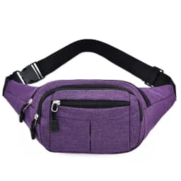 Men's Breast Package Waterproof Outdoor Sports Bag Canvas Pouch Korean-style Waist Bag Fanny Pouch Crossbody Male Banana Bag