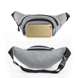 Men's Breast Package Waterproof Outdoor Sports Bag Canvas Pouch Korean-style Waist Bag Fanny Pouch Crossbody Male Banana Bag