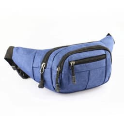 Men's Breast Package Waterproof Outdoor Sports Bag Canvas Pouch Korean-style Waist Bag Fanny Pouch Crossbody Male Banana Bag