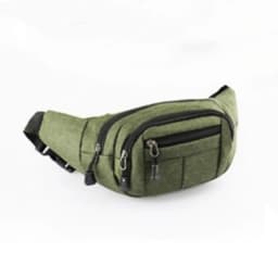 Men's Breast Package Waterproof Outdoor Sports Bag Canvas Pouch Korean-style Waist Bag Fanny Pouch Crossbody Male Banana Bag