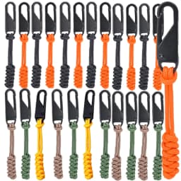 Portable Outdoor Bag Zipper Puller Metal Zipper Head Slider Detachable Wear-resistant Weave Zippers Pull DIY Sewing Accessorie