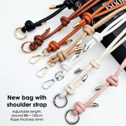 Long Leather Shoulder Strap Crossbody Bag Adjustable Replacement Belt Handbag Strap Accessories DIY Bag Belt For Handbags