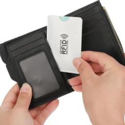 10Pcs High Quality RFID Blocking Card Sleeve Portable Anti-Scan ID Credit Card Protector Silver Universal Wallet Card Cover 
