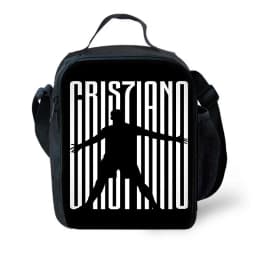 Child School Football R-RonaldoS CR7 Backpack with Lunch Bags ,Pencil Bags ,School Bags for Boys Girls Best Gift