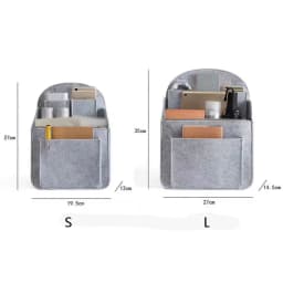 Portable Backpack Insert Small Bag Cosmetic Bags Makeup Organizer Interior Travel Bag Women Divider Shoulder Bag