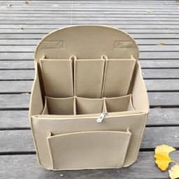 Portable Backpack Insert Small Bag Cosmetic Bags Makeup Organizer Interior Travel Bag Women Divider Shoulder Bag