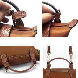 Mini Bag Leather Shoulder Strap Kit Fit for Longchamp Mini Bag