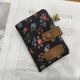 Women Cute Zipper Hasp Short Wallet PU Leather-Capacity Coin Purse Money Bag Frosted Printing ID Card Holder Girl Cute Clutch