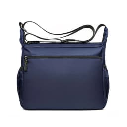 Men's Business Crossbody Bag with Multi-Layered Pockets Adjustable Shoulder Strap for Work Travel