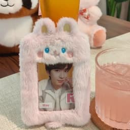 Fashion Multifunctional Photocard Case Bear/Rabbit/Chick Photo Card Holder Cute Cartoon Cards Sleeve Gift