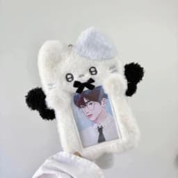 Fashion Multifunctional Photocard Case Bear/Rabbit/Chick Photo Card Holder Cute Cartoon Cards Sleeve Gift