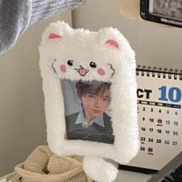 Fashion Multifunctional Photocard Case Bear/Rabbit/Chick Photo Card Holder Cute Cartoon Cards Sleeve Gift
