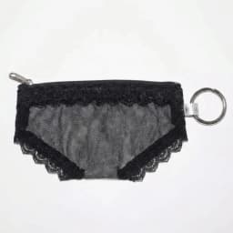 New Briefs Shape Cosmetic Bag Mesh Lace Heart Makeup Storage Pouch Y2K Transparent Toiletry Bag Storage for Travel