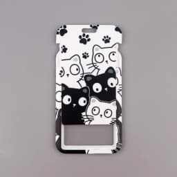 Black Cat Card Holder Lanyard Cartoon Animals Neck Strap Credit Card Case ID Badge Holders Credentials Protection Card Cover