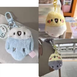 Cute Little Parrot Bird Adorable Hanging Ornaments for School Bags and Handbags Plush Dolls Super Cute with a Girlish Heart