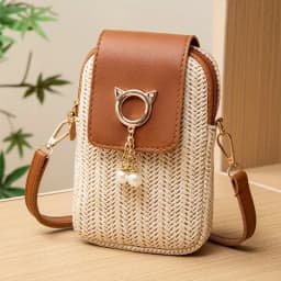 Casual Street Style Cute Mini Crossbody Phone Bag Suitable for Women Outing Party Vacation Suitable for People Over 15 Years Old