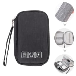 Kids Travel Zipper Hard Case for Playing Cards Board Game Cards Storage Package Mini Bag Card Holder for Fan Entertainment Adult